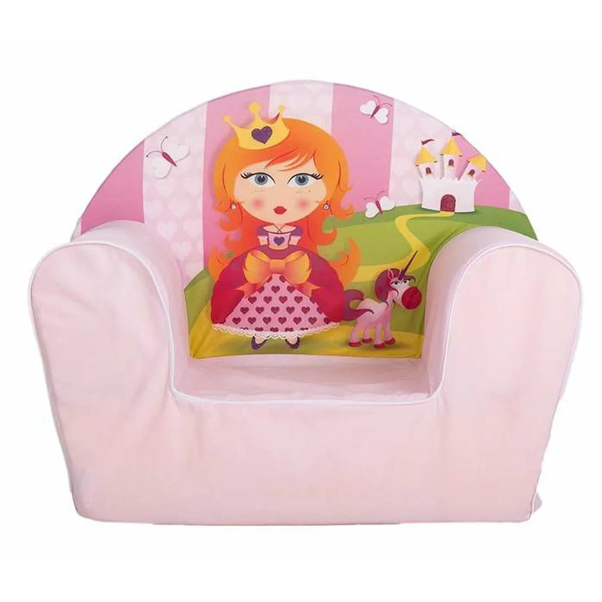 Bigbuy Fauteuil enfant princesse - Rose