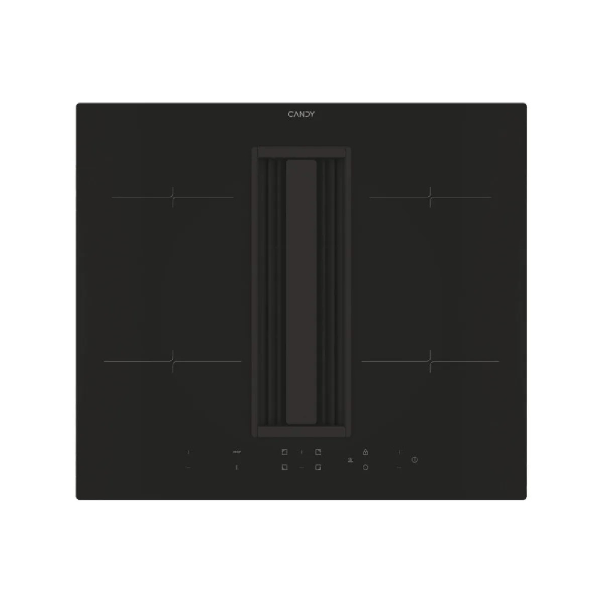 Plaque De Cuisson Avec Hotte Intégrée Candy CIH614CF – 4 Zones Induction - vue 3