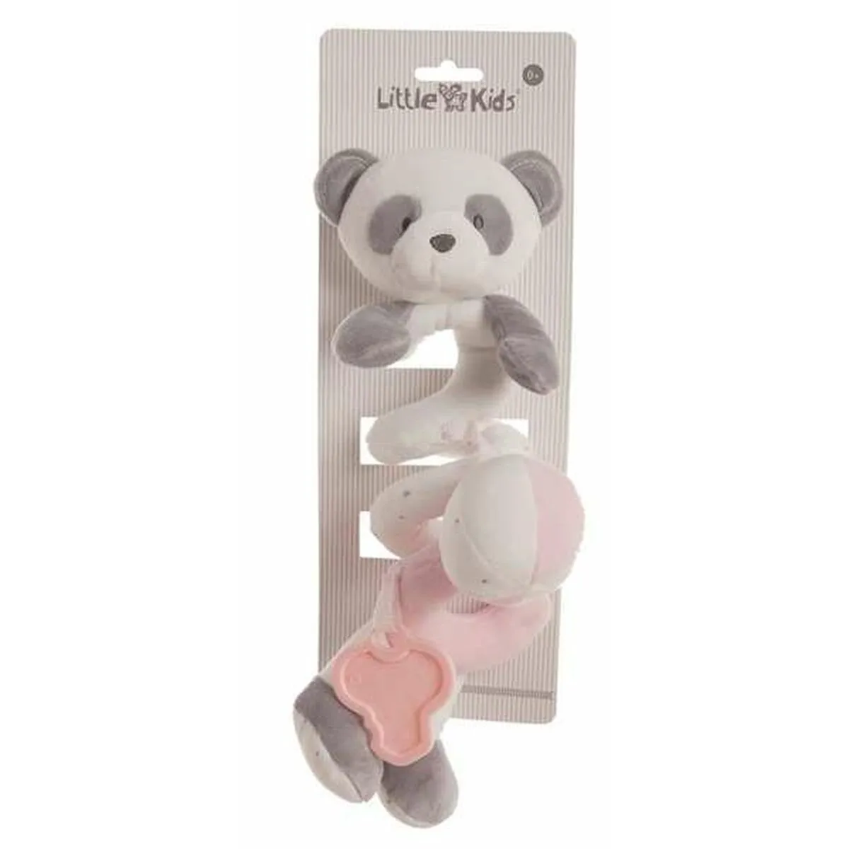 BigBuy Fun Ours Panda Rose - 25 cm BigBuy Fun Ours Panda Rose - 25 cm