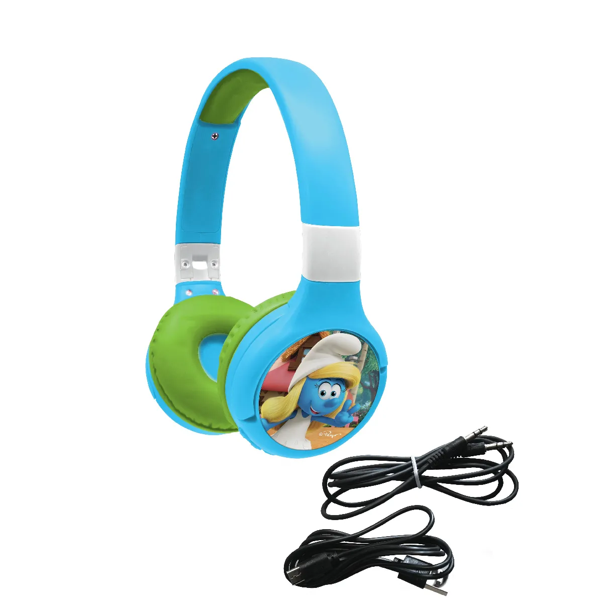 Casque 2 en 1 Schtroumpfs Bluetooth et Filaire avec limitation de son - vue 9