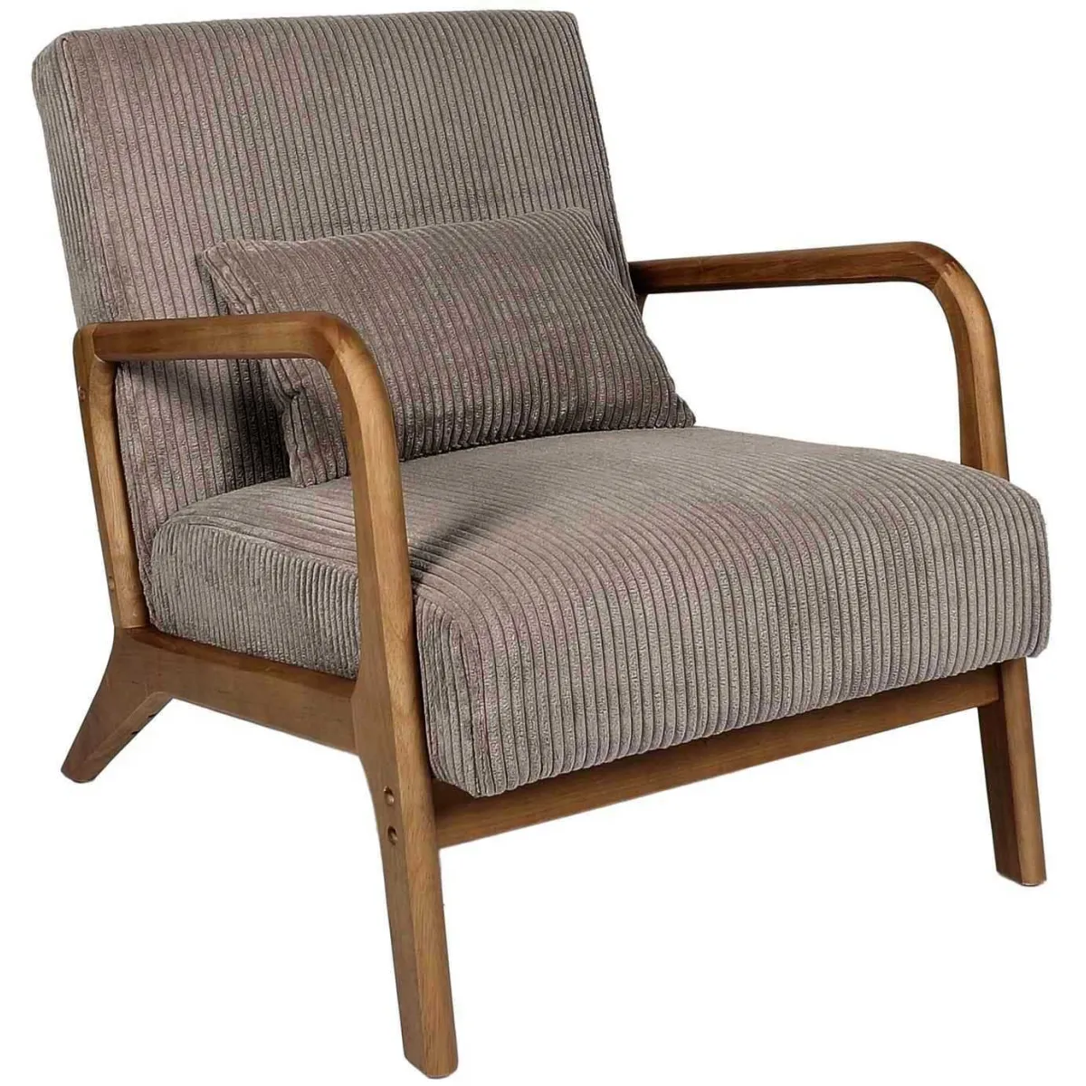 The home deco factory Fauteuil crapaud velours - Taupe The home deco factory Fauteuil crapaud velours - Taupe