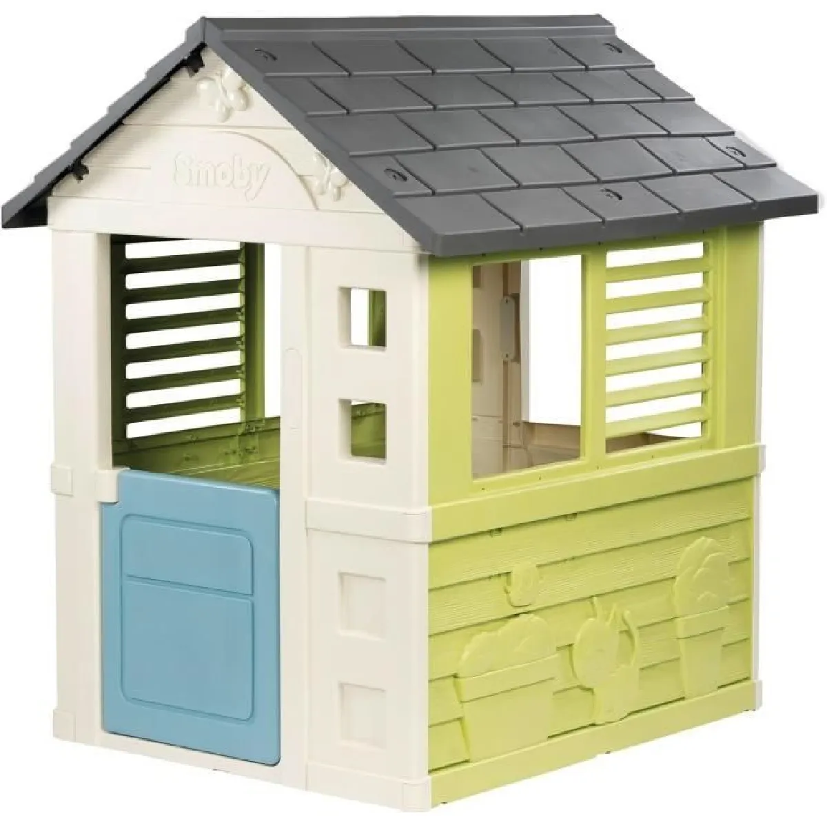 Smoby Life Jolie Maison Design Moderne Portillon Fenêtres avec Persiennes Matière Recyclée Dès - vue 10