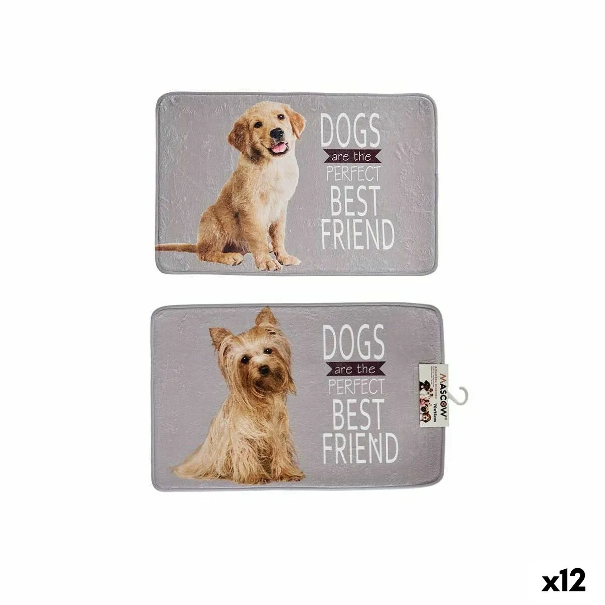 Meilleurs prix pour Tapis pour chien Gris 45 x 0,5 x 69 cm (12 Unités)