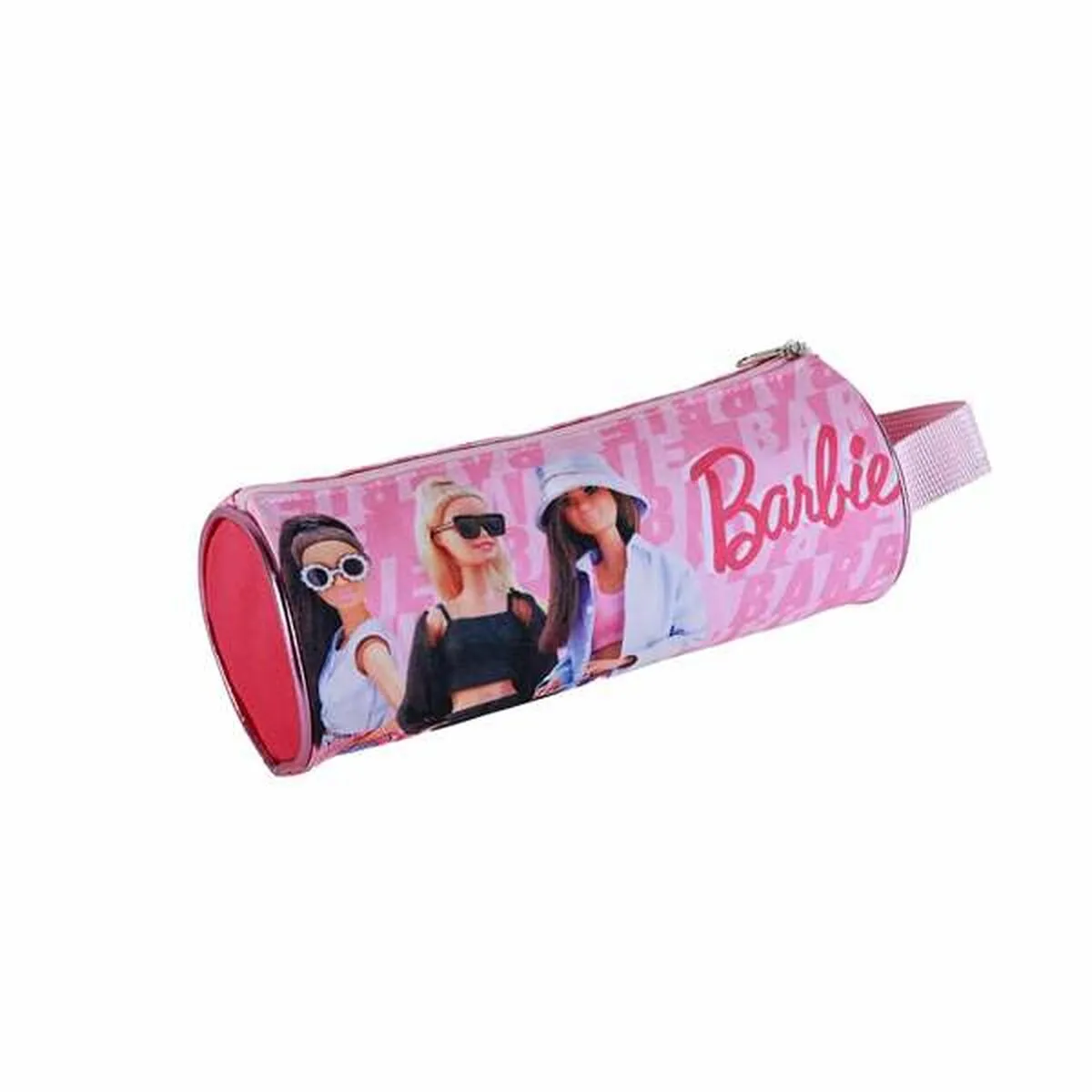 Dam-electronics Trousse ronde Deluxe Barbie. Intérieur entièrement doublé et personnalisé