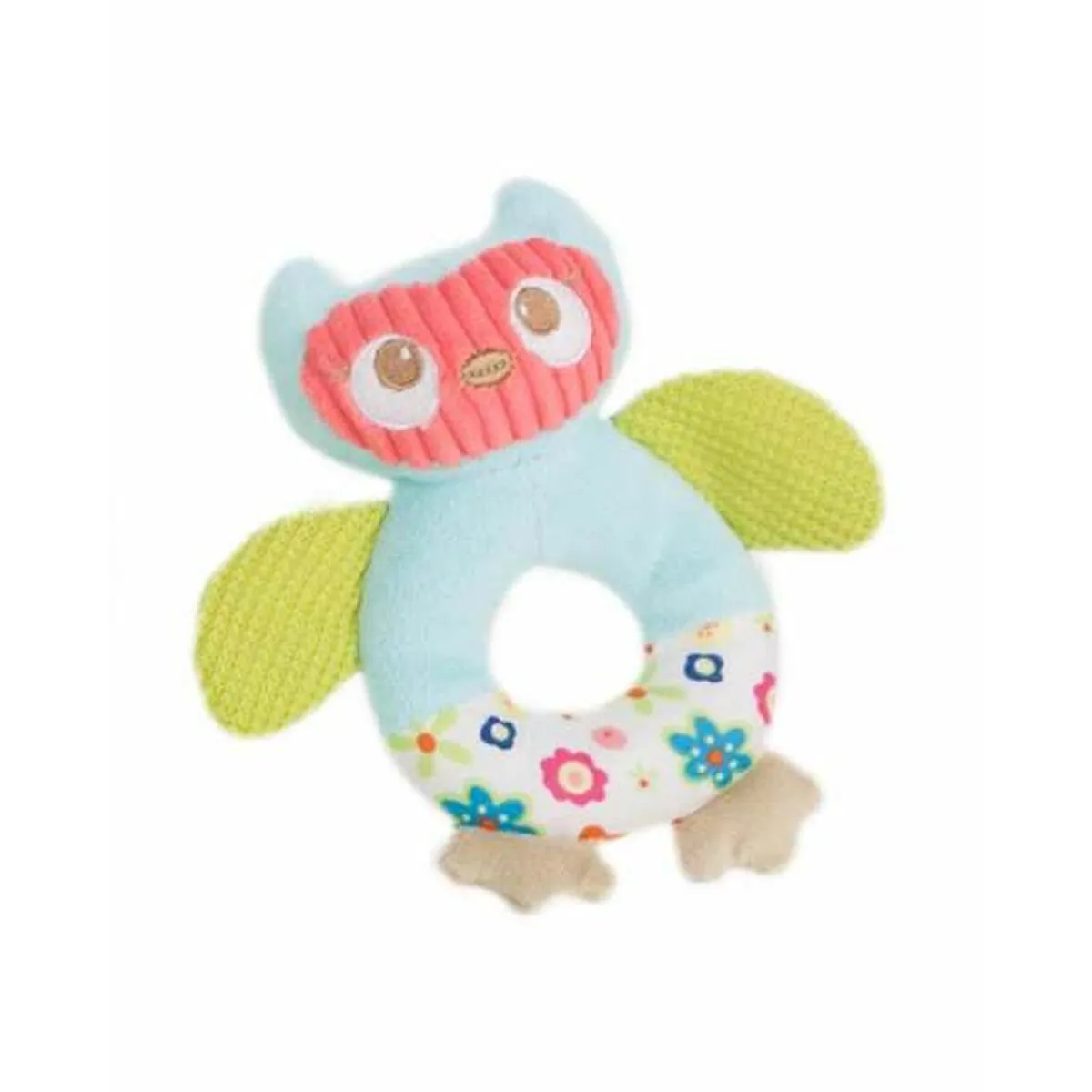 Bigbuy Peluche hibou jouet d'éveil - Multicolore Bigbuy Peluche hibou jouet d'éveil - Multicolore