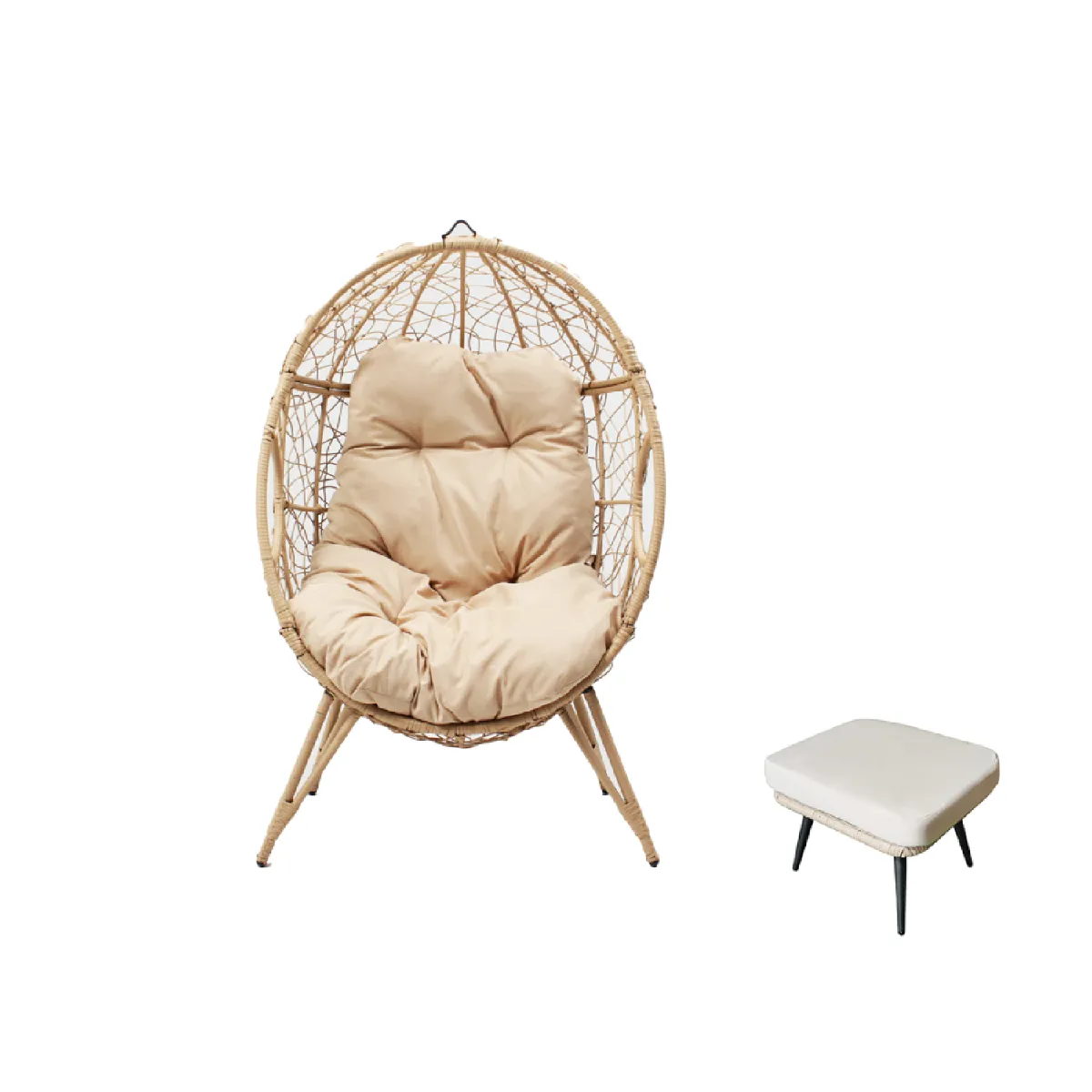 Concept usine Fauteuil suspendu de jardin - Beige
