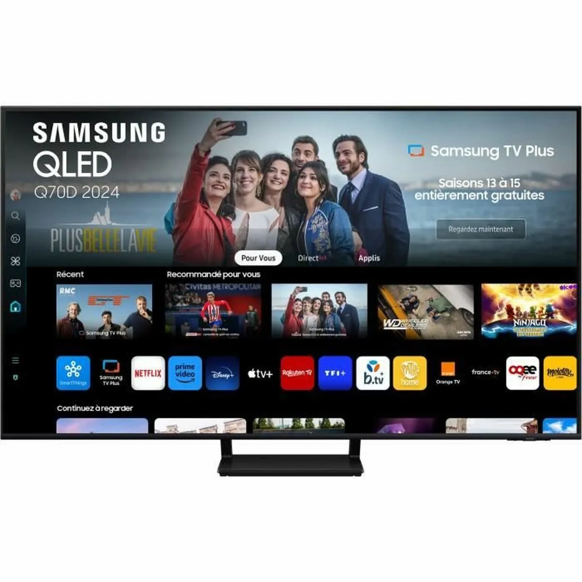 Samsung QLED TQ75Q70D - vue 3