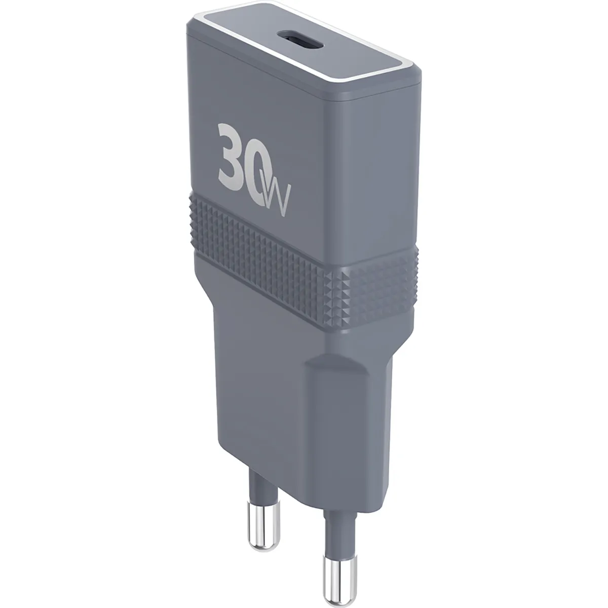 Force Gris Power Chargeur Ultragan Usb-C Pocket 30W Power Delivery Ultra Rapide Compact