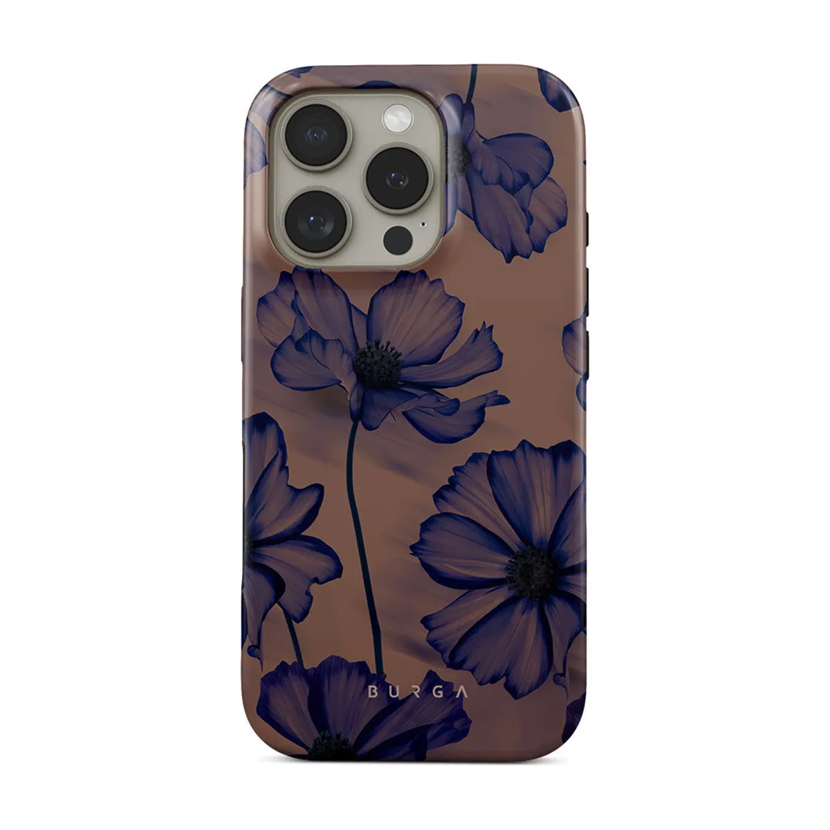 Coque r&eacute;sistante Compatible MagSafe iPhone 16 Pro Max Tough Marron