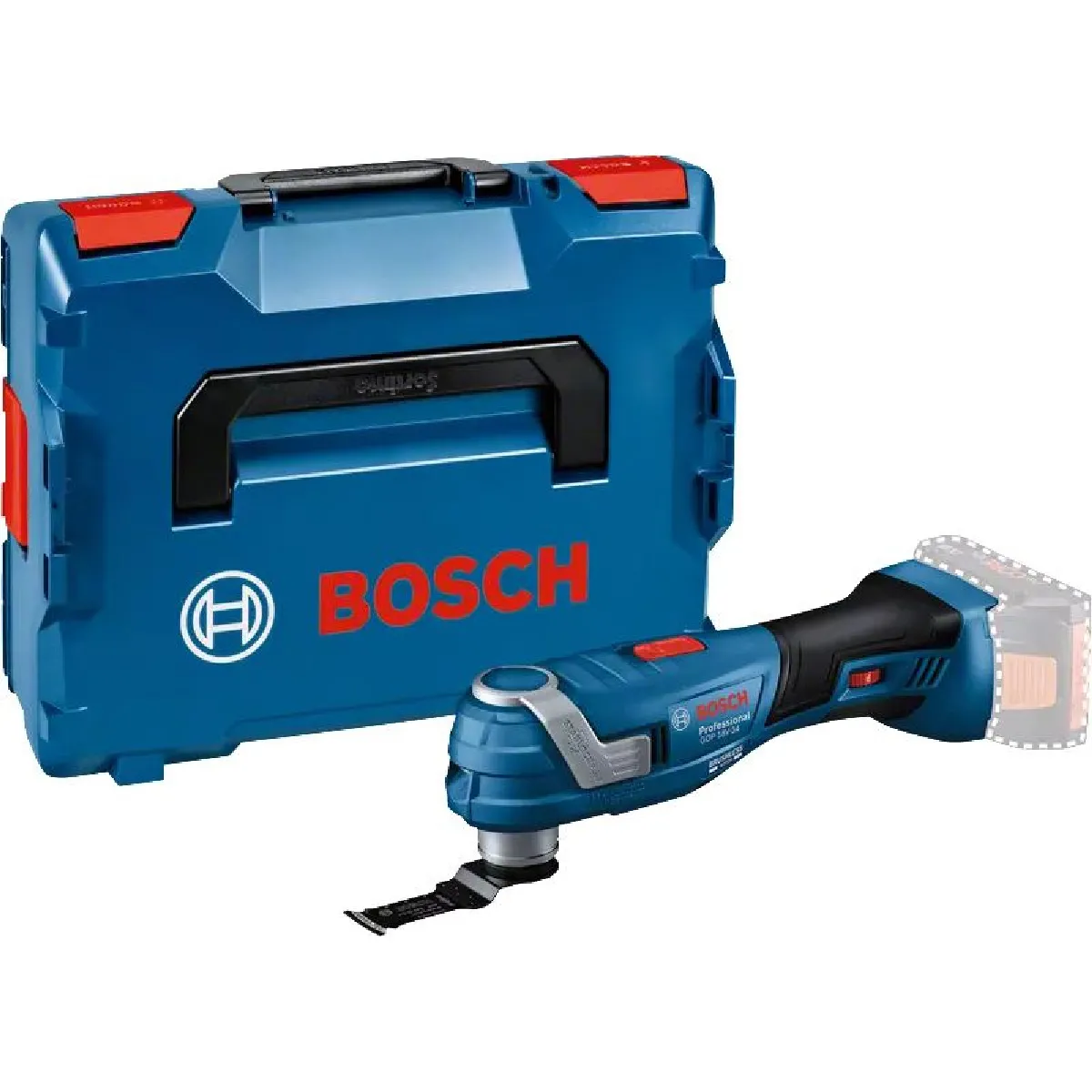 Outil oscillant 18V GOP 18V 34 Sans batteri ni chargeur en coffret BOXX BOSCH 06018G2000 - vue 9
