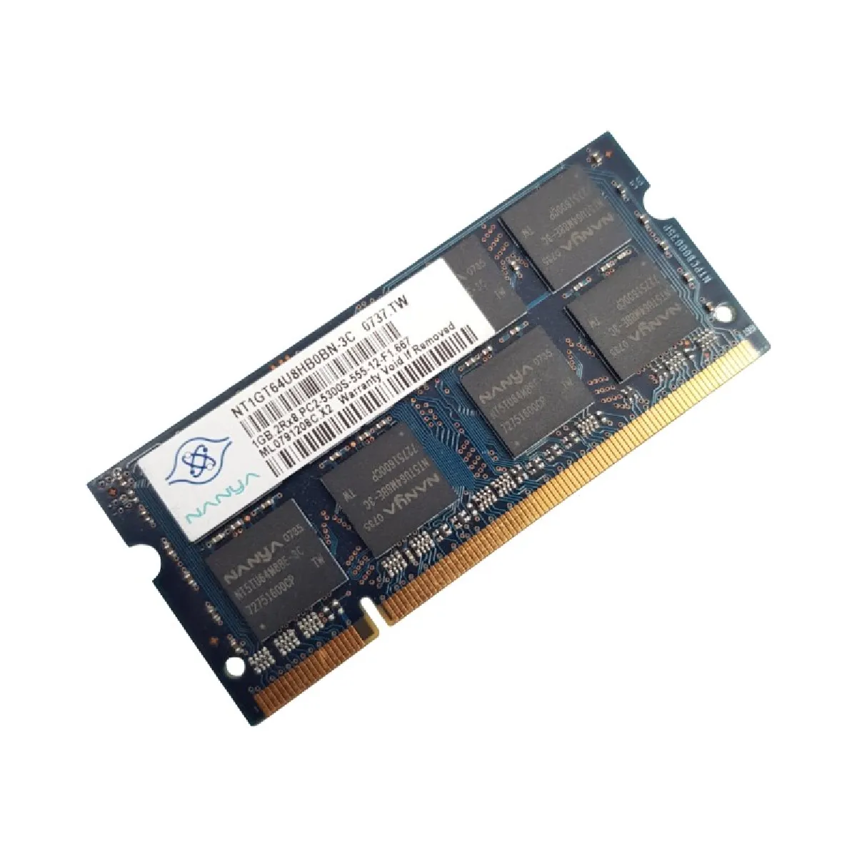 NANYA  NT1GT64U8HB0BN-3C 1Go 667MHz DDR2