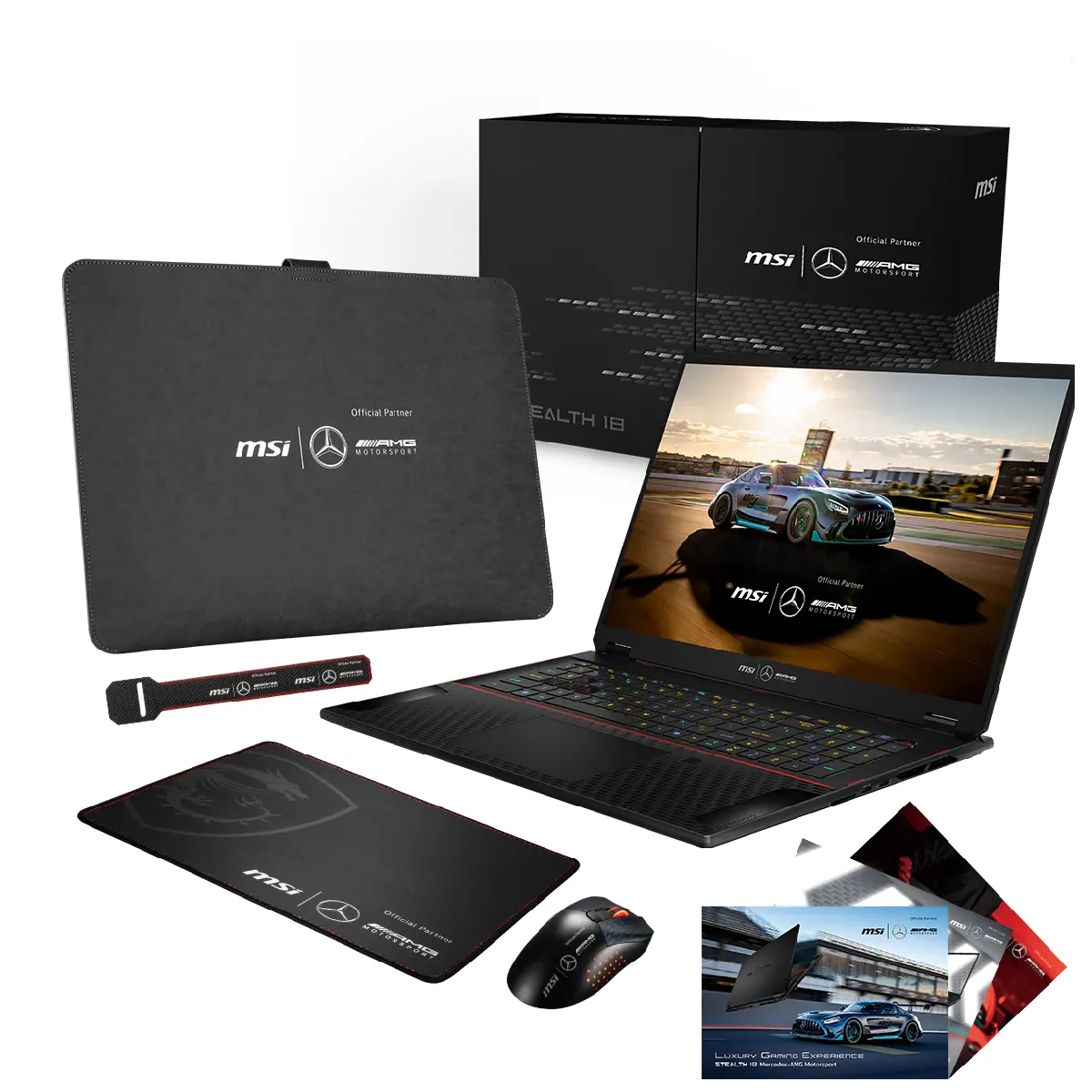 Stealth 18 MercedesAMG A1VHG-068FR : Intel Core Ultra 9 185H- 32GB DDR5 - SSD 2TB - RTX4080 12GB - 18' UHD+ 4K Miniled 120Hz - Windows 11 Famille