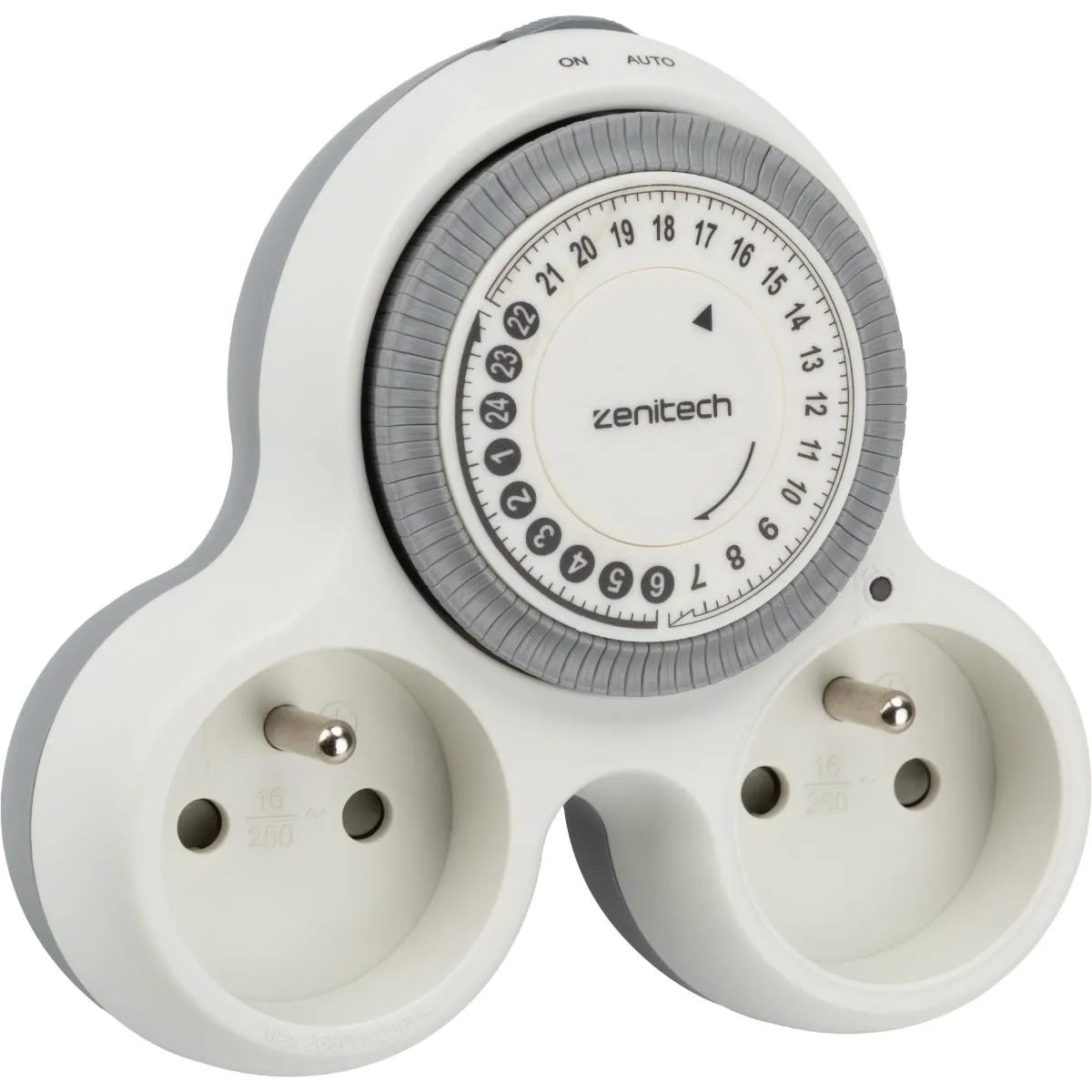 Zenitech Blanc - Biplite Programmable Verticale 2X16a - Bolea - Image 3