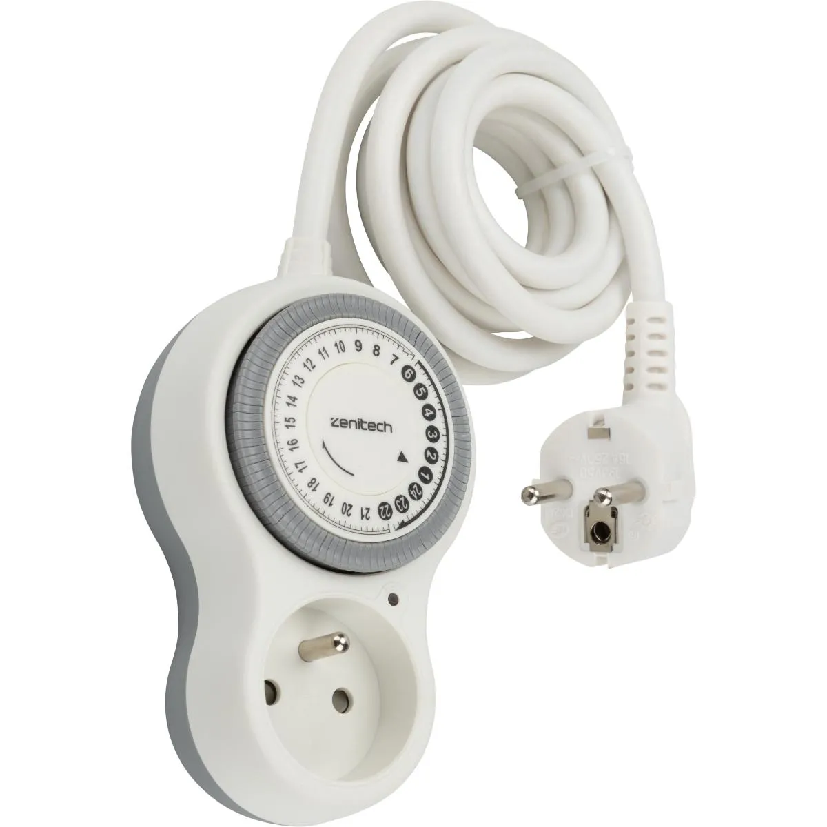 Zenitech - Rallonge Programmable - 2m - Blanc - Image 3