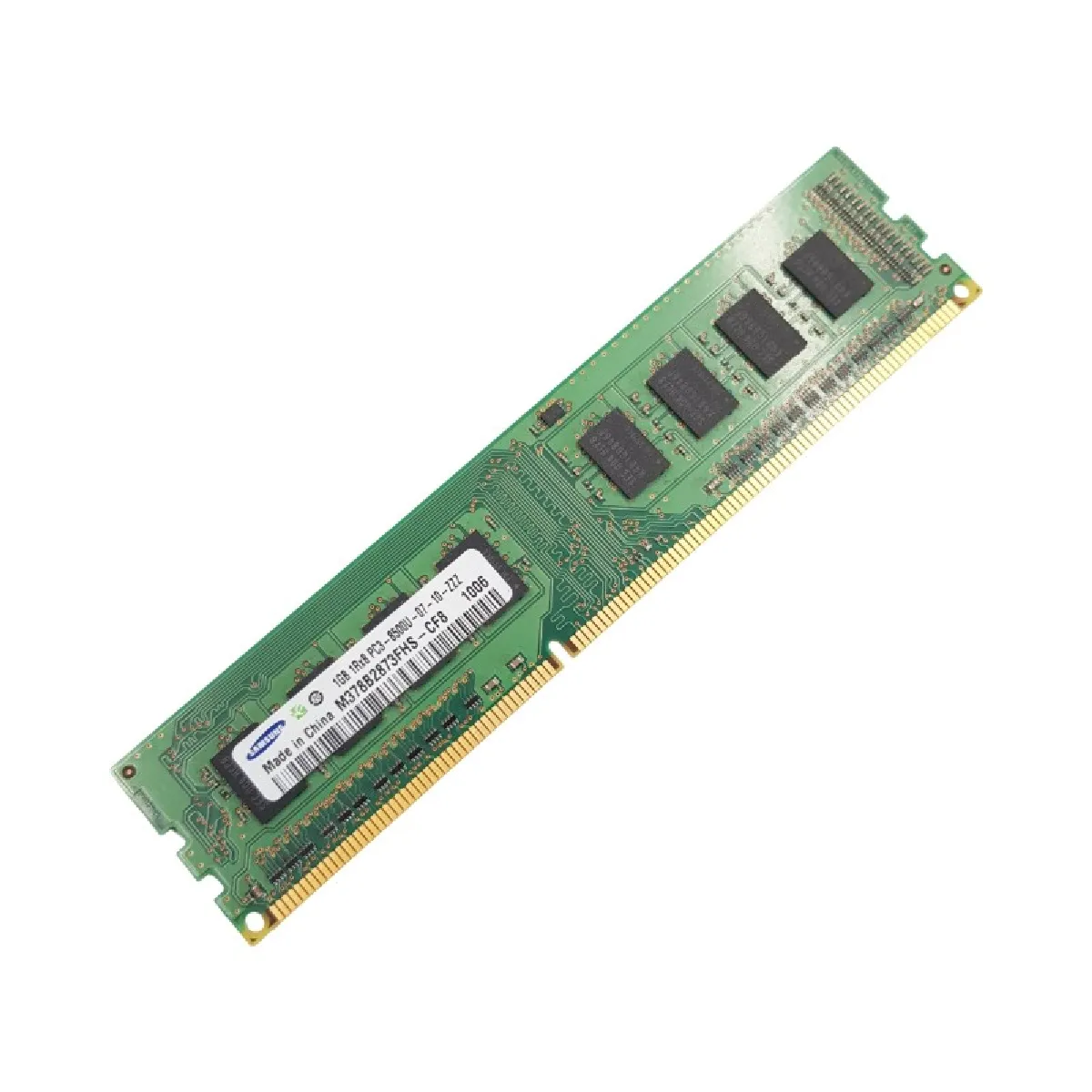 Barrette Mémoire 1Go RAM DDR3 Samsung M378B2873FHS CF8 PC3 1066MHz 1Rx8 - vue 2