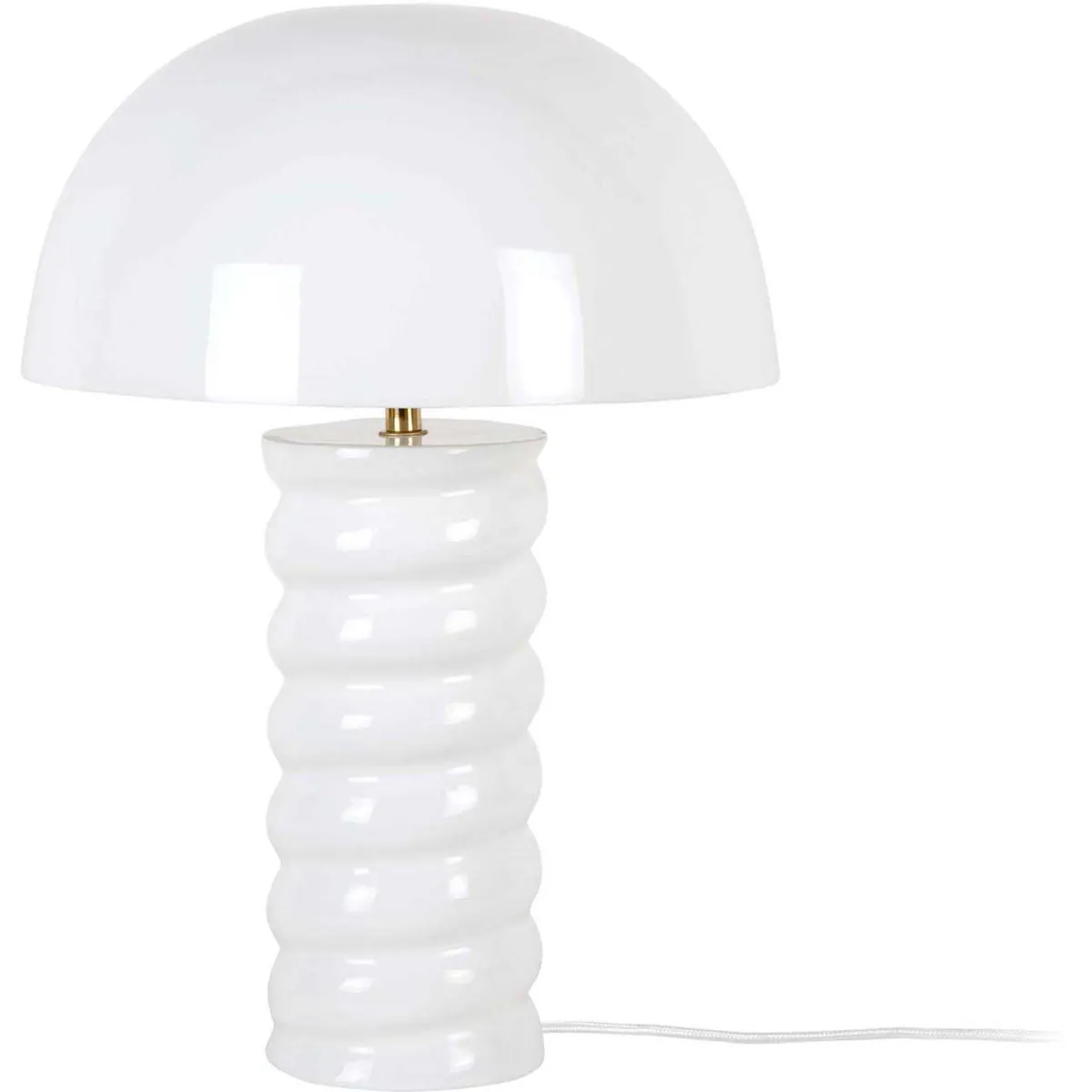 Lampe à poser Gracio blanc.