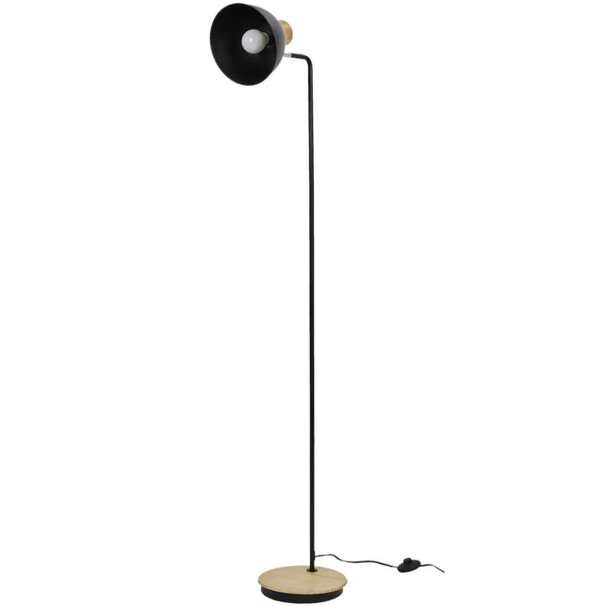 The Home Deco Factory Noir Lampadaire Métal
