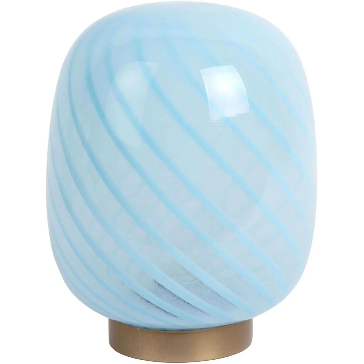 Lampe à poser Summer Globe bleu.