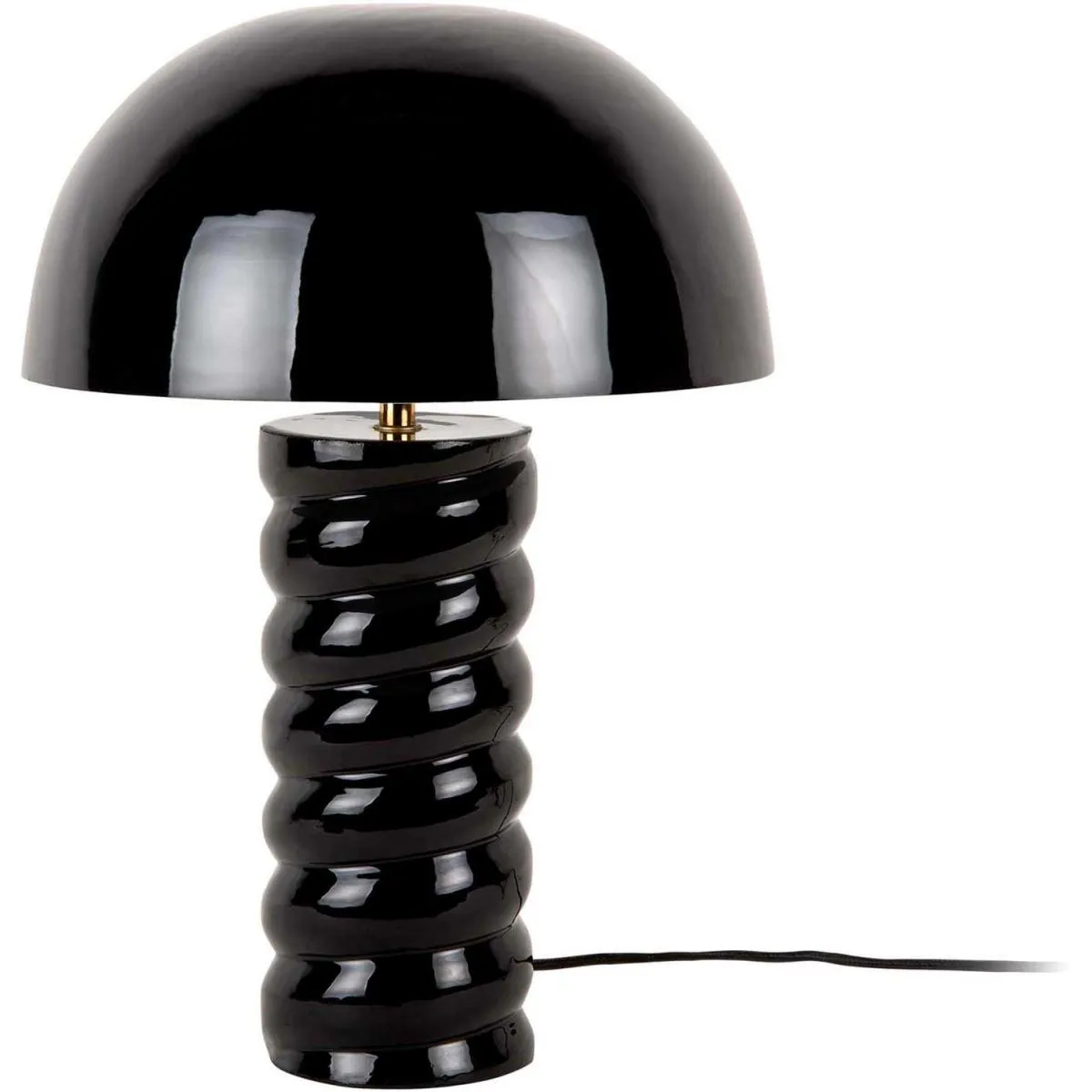 Lampe à poser Gracio noir.
