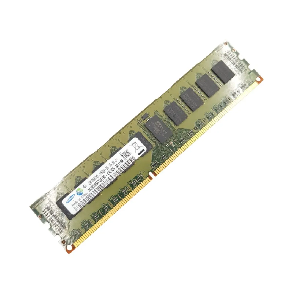 Barrette Mémoire 2Go RAM DDR3 Samsung M393B5673FH0 CH9 DIMM PC3 2Rx8 - vue 2