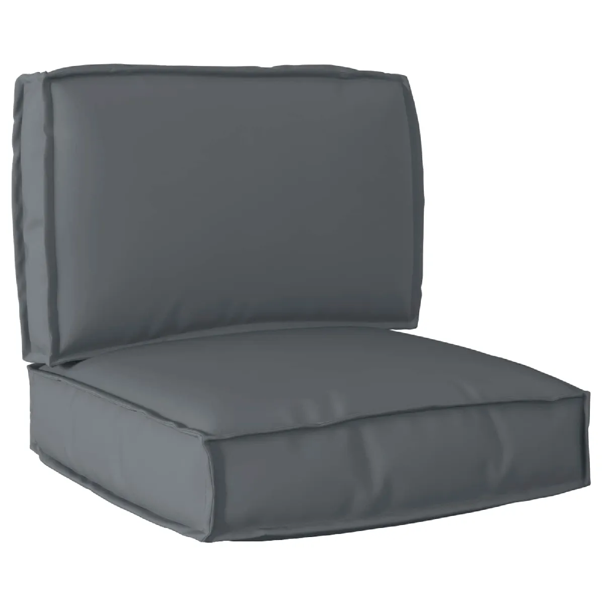 vidaXL Set de Coussins de Palette en 2 Pièces en Tissu Oxford - vue 1