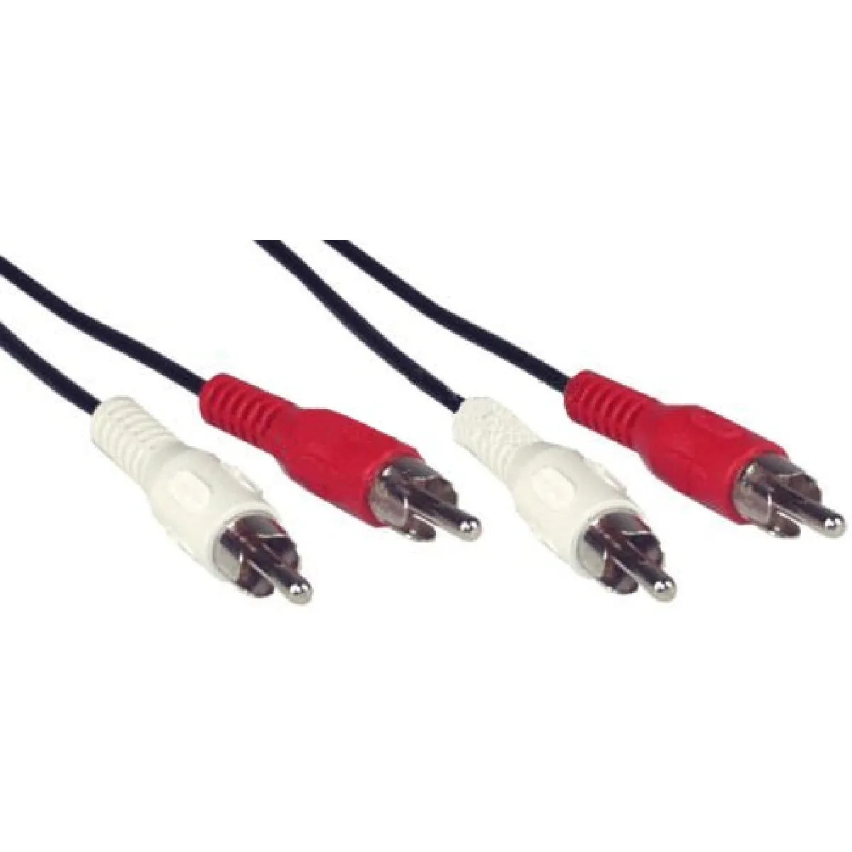 Inline Câble Audio Rca Mâle-Mâle - 10 M