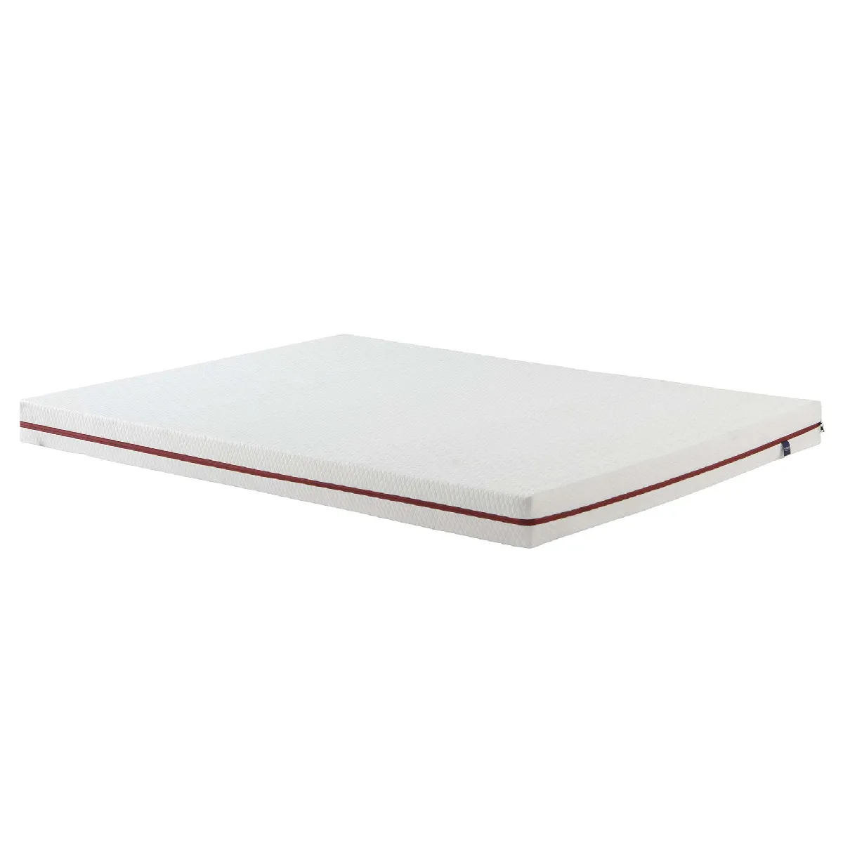 Matelas latex 140x190 cm someo accueil moelleux soutien moelleux épaisseur 12 cm 3 zones + drap-housse + housse de matelas + protège-matelas