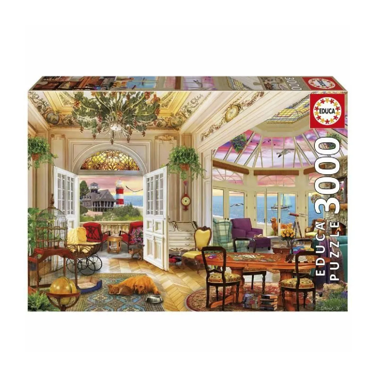 Educa Borras Puzzle Vie En Bord De Mer - 3000 Pièces