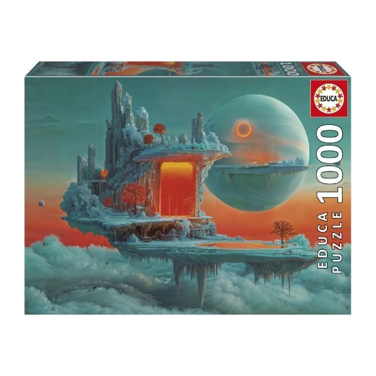 Educa borras Puzzle adulte Planète feu et glace - 1000 pièces