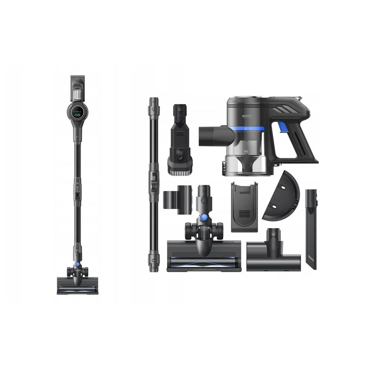 Dreame Mova J30 Aspirateur Balai Sans Fil Noir Puissant
