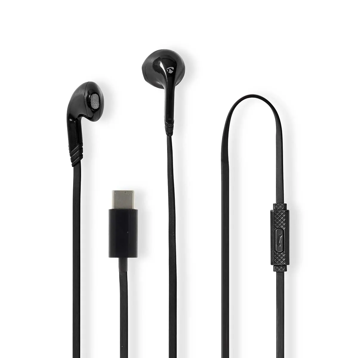 Nedis Noir Écouteurs Filaires Usb-C