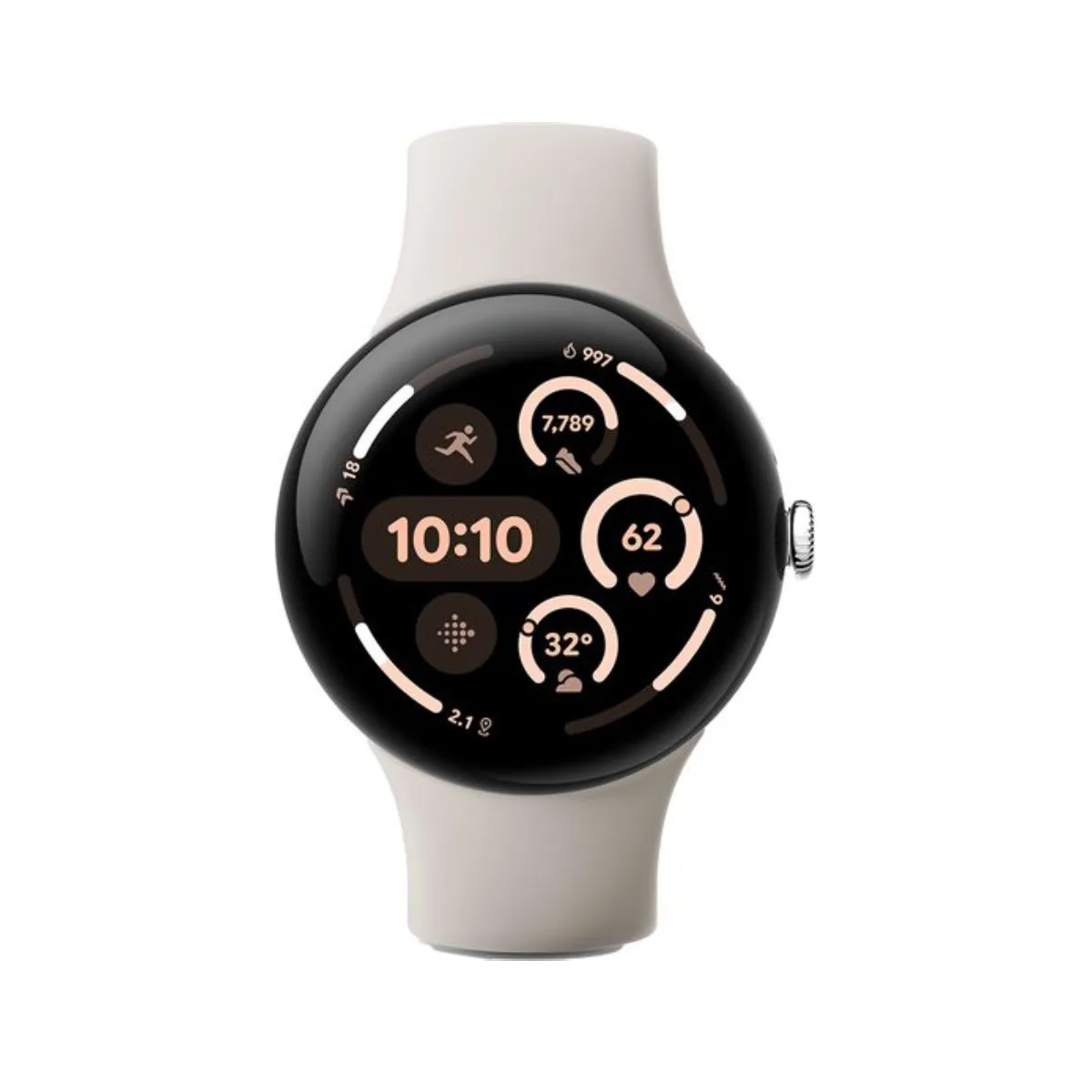 Montre connectée Google Pixel Watch 3 45mm Argenté