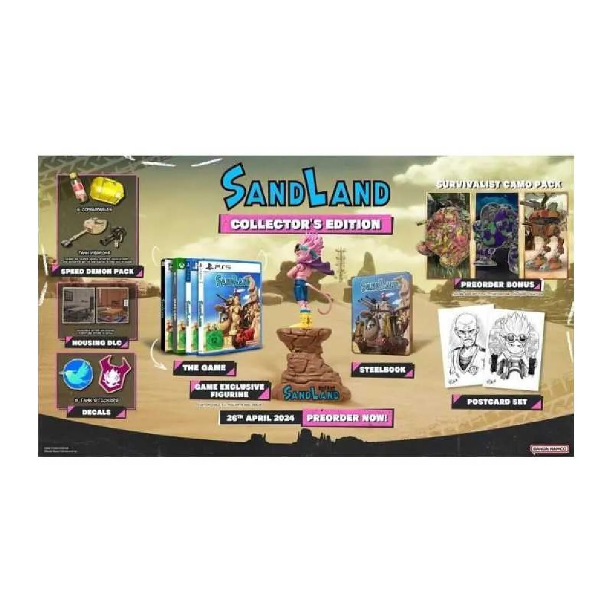 Bandai Namco Games Jeu Xbox Series X Sand Land - Édition Collector