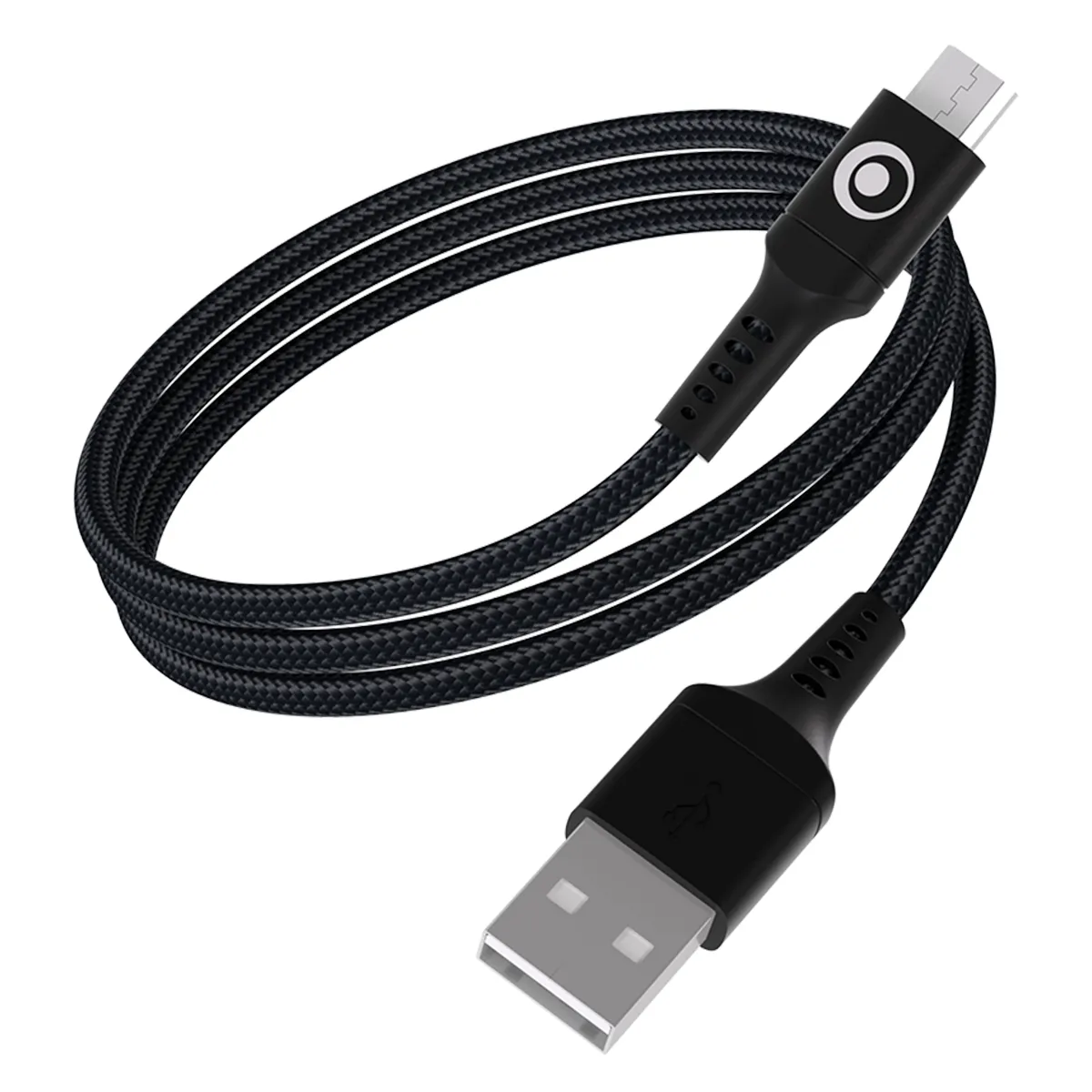 Bigben Noir Connected Câble De Charge Et De Données Usb-A Vers Micro-Usb 10.5W 2.1A 1.2M