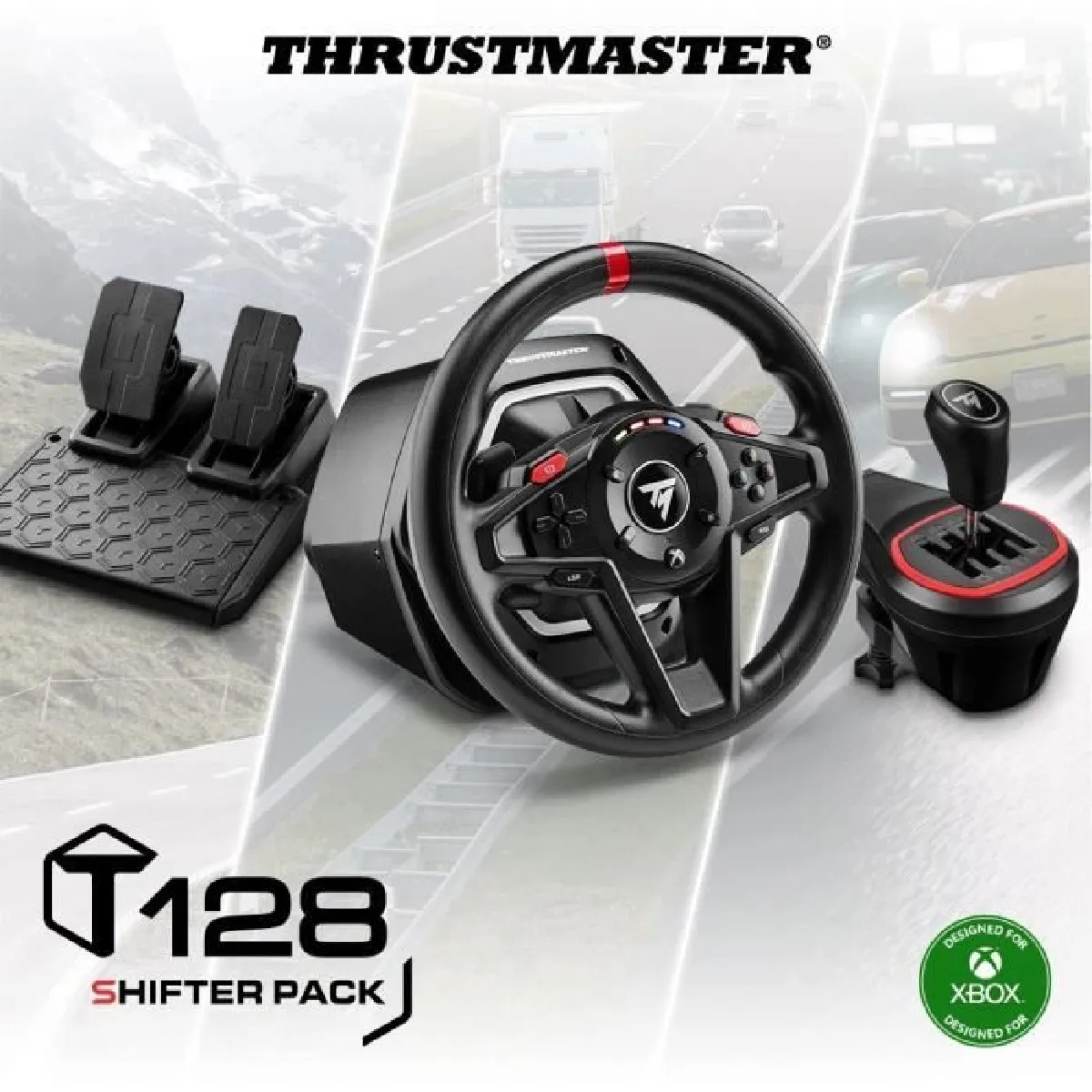 Thrustmaster T128 Shifter Pack Volant de course T128 et module complémentaire TH8S Shifter compatible avec Xbox et PC - Image 3