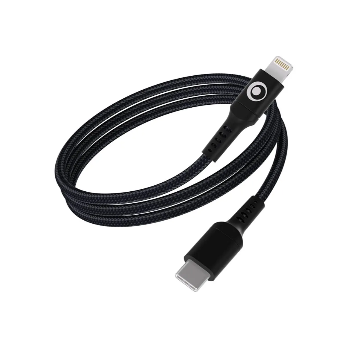 Bigben Noir Connected Câble Usb-C/Lightning 3A 60W