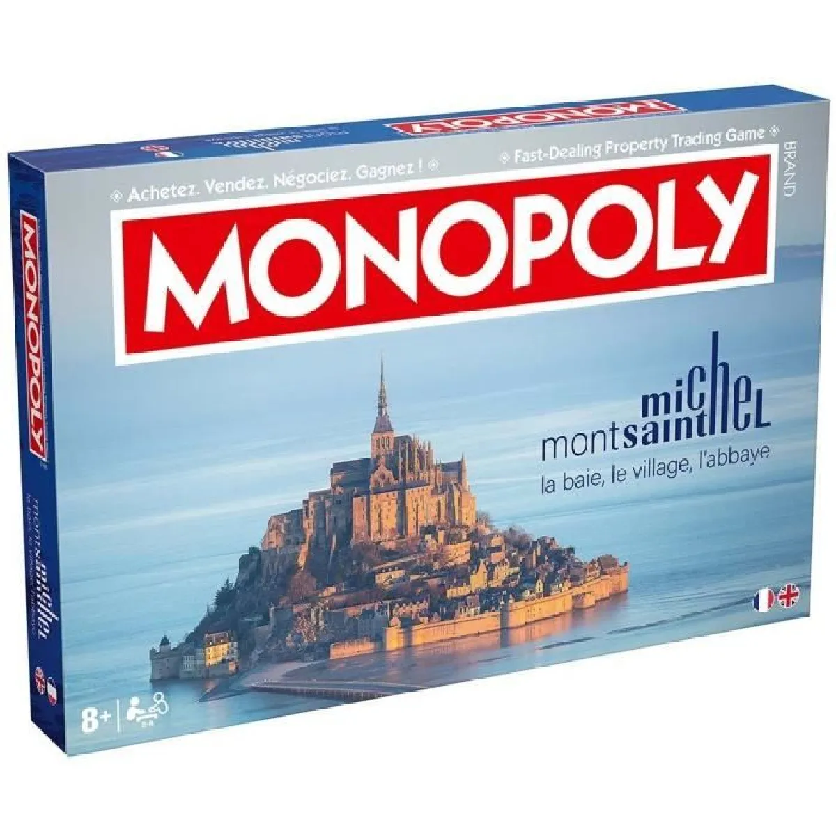 Winning Moves Multicolore Jeu Classique Monopoly Mont Saint-Michel - Image 3