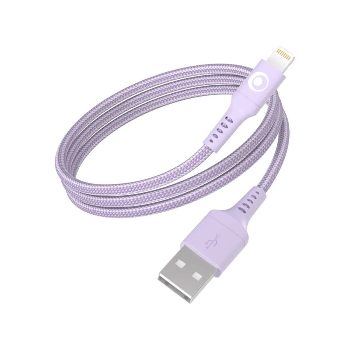 Bigben Violet Connected Câble Usb-A/Lightning 2.4A