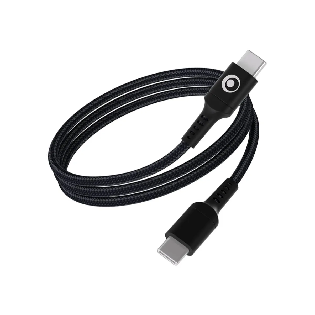 Bigben Noir Connected Câble De Charge Et Transfert Usb-C/Usb-C 3A Power Delivery 60W 1.2M