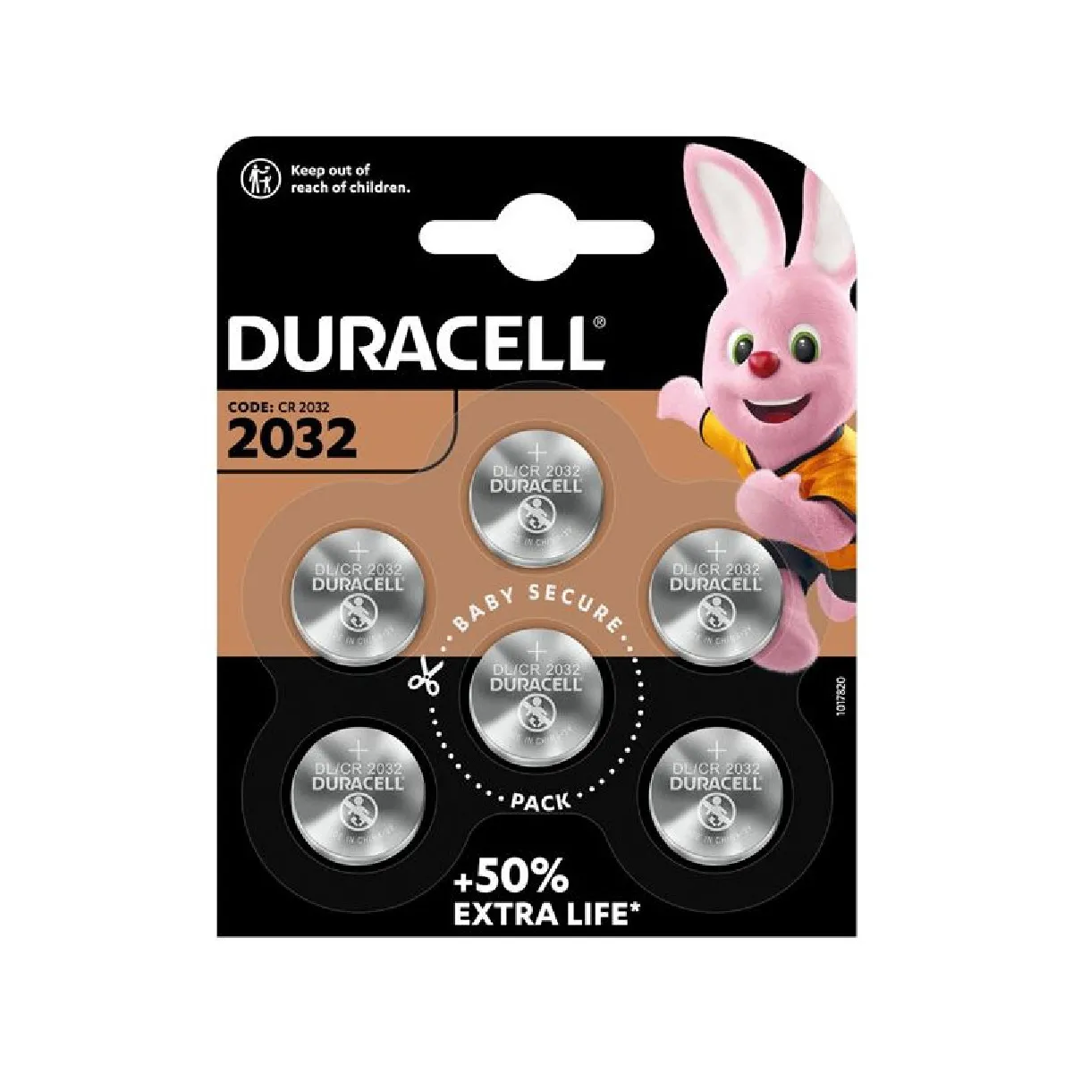 Piles Bouton Lithium Cr2032 3v Duracell Le Lot De 6 Piles - vue 3