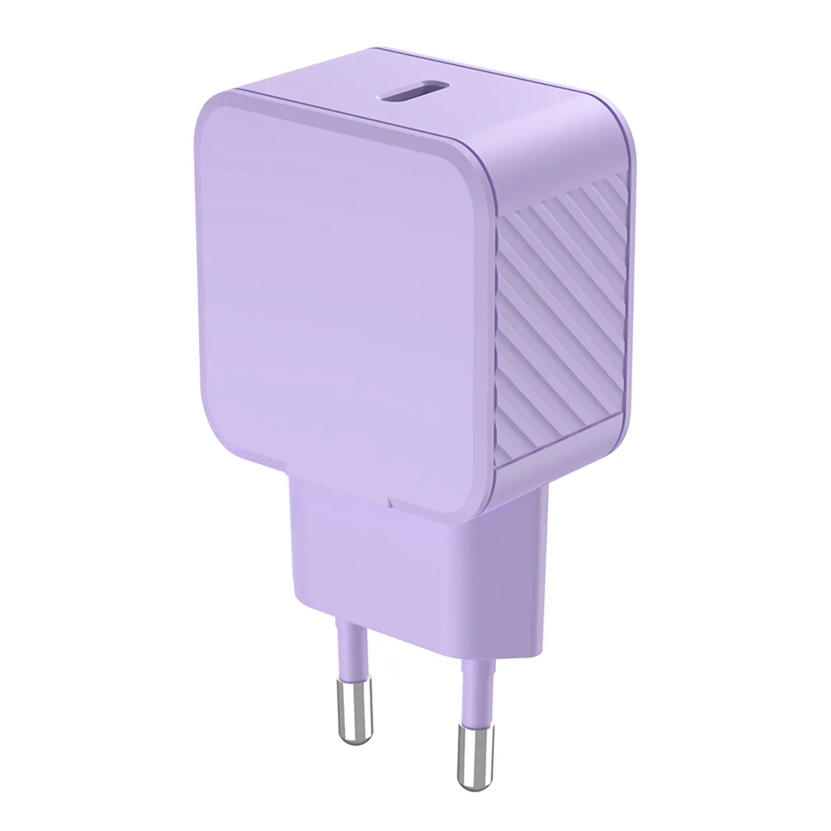 Bigben Violet Connected Chargeur Secteur Usb-C 20W Power Delivery Fastcharge