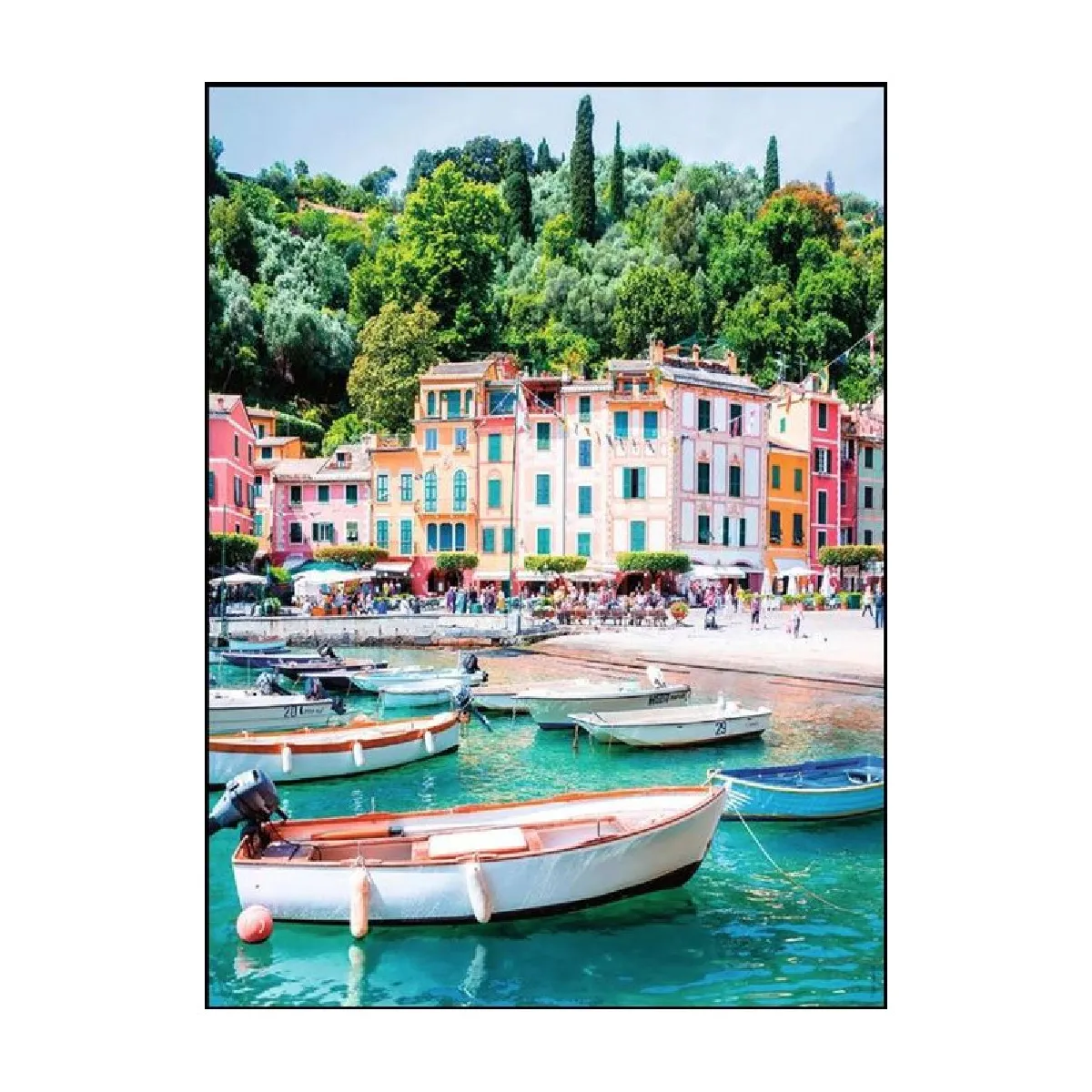 Puzzle 500 pièces : Printemps à Portofino Loïc Lagarde Ravensburger Nathan - vue 3