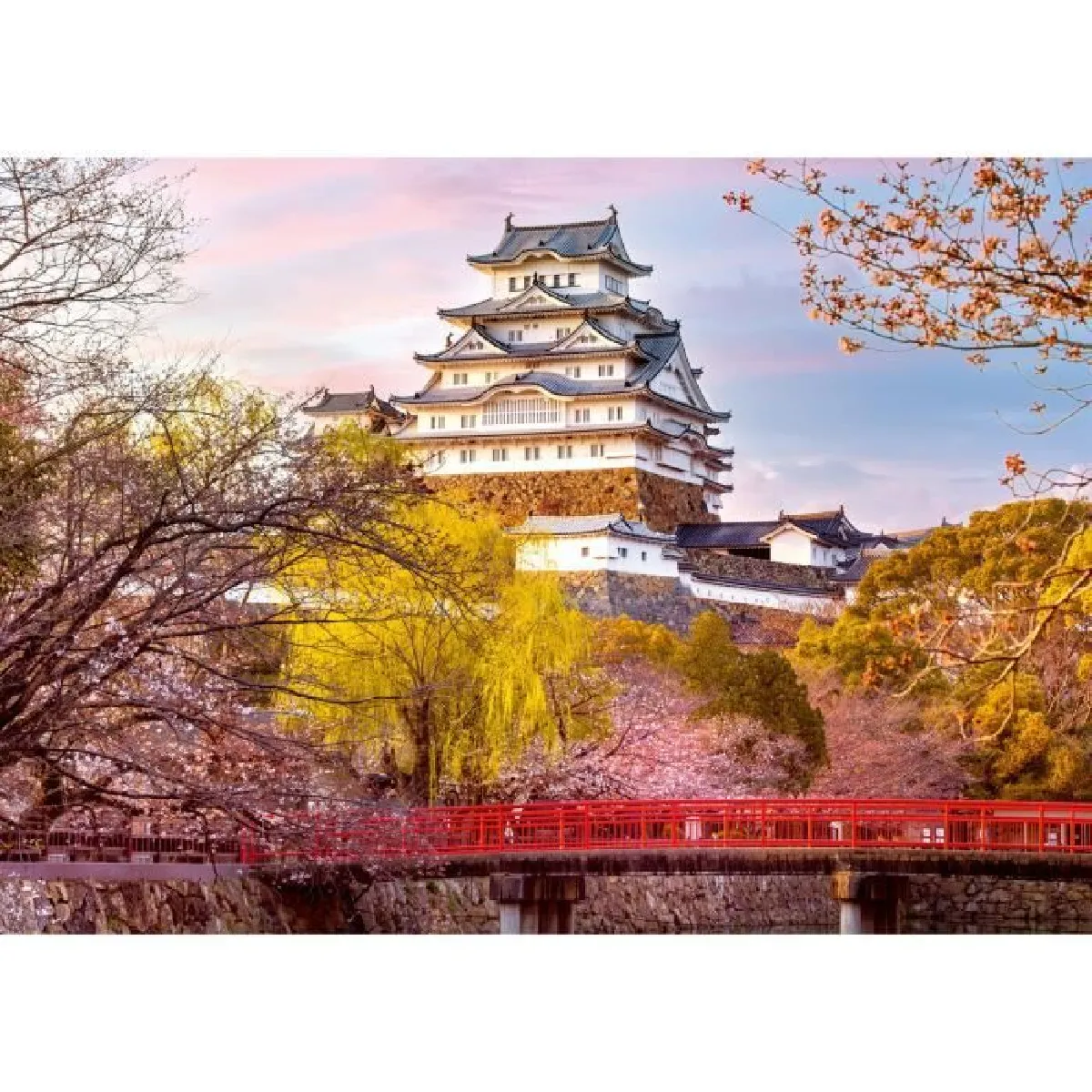 Puzzle 1000 pièces : Château de Himeji Japon Ravensburger France - vue 2