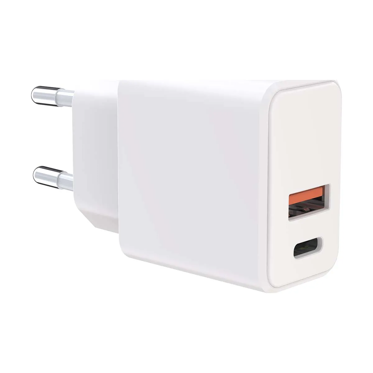 Wow - Adaptateur Secteur Universel - USB A+C - 18W/20W - Power Delivery - Blanc - Image 4