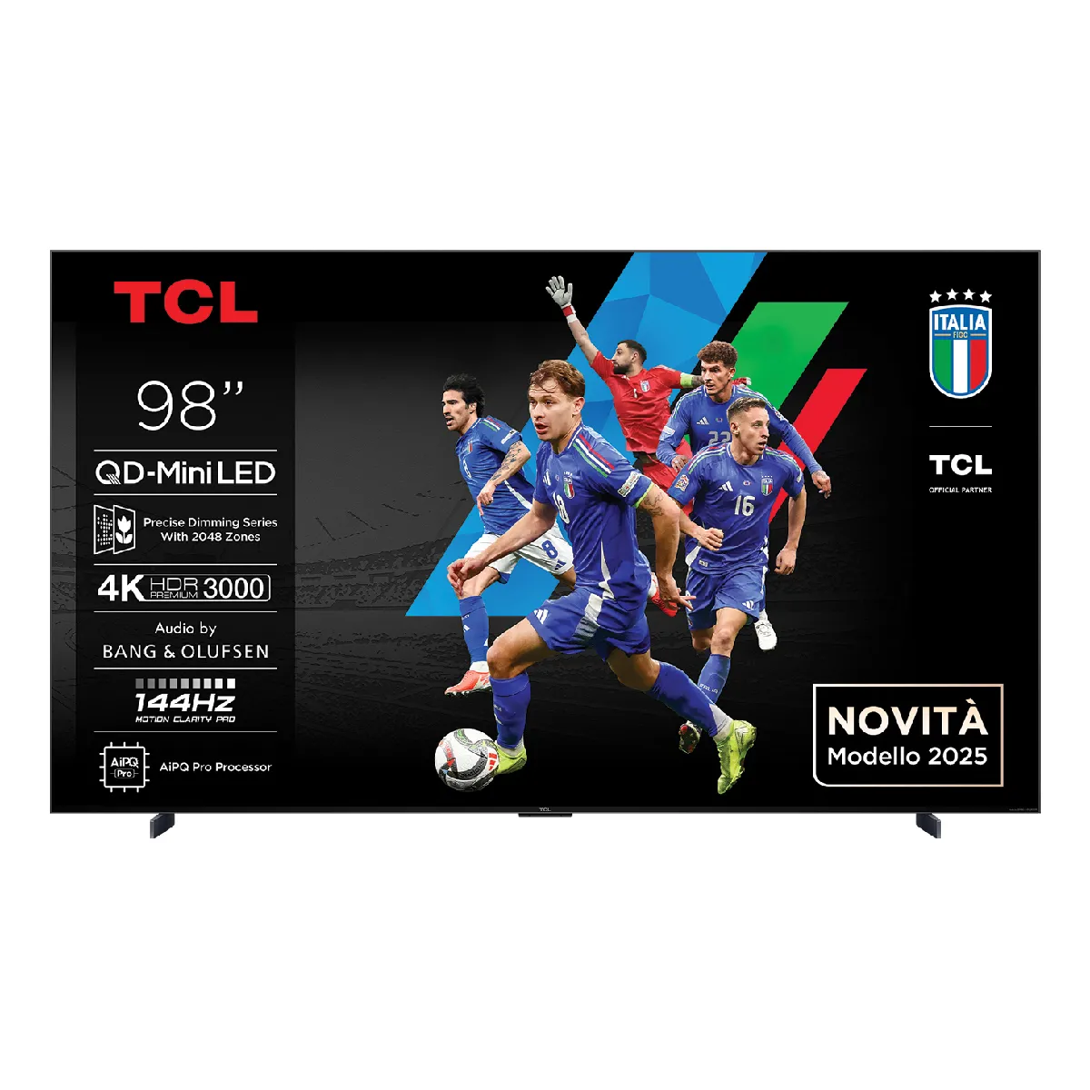 TCL 98C7K TV 2,49 m (98 ) 4K Ultra HD Smart TV Wifi Métallique 3000 cd m²