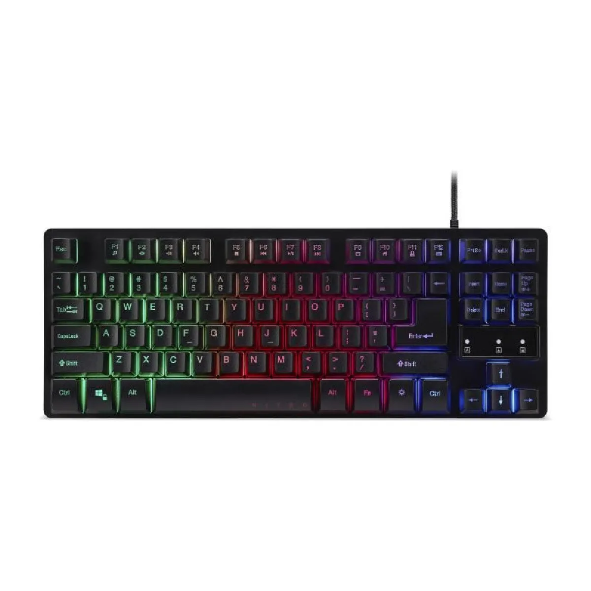 Clavier Gaming Acer Nitro GP.KBD11 – Rétroéclairage RGB, TKL 80% - vue 8