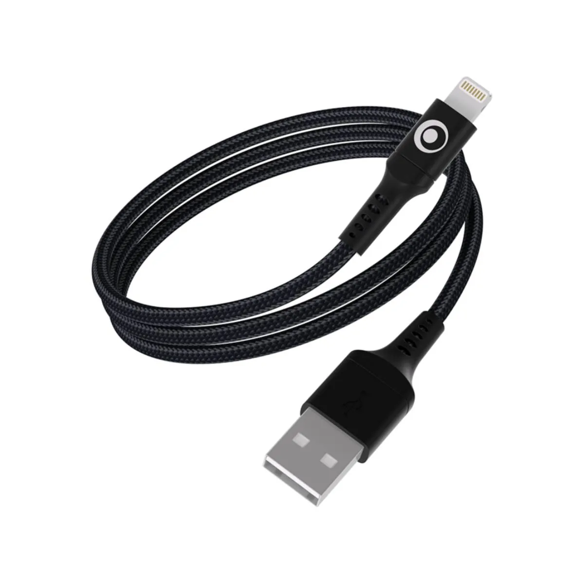 Bigben Noir Connected Câble Usb-A/Lightning 2.4A