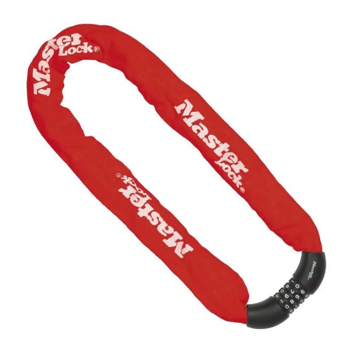 Master Lock Rouge Cadenas Clé Pour Vélo
