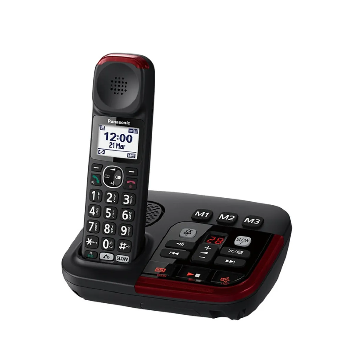 Téléphone fixe sans fil amplifié Panasonic - vue 4