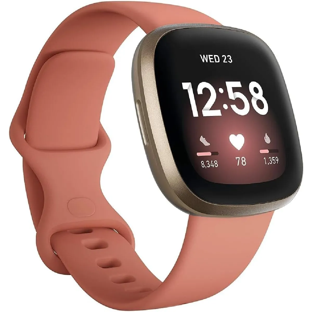 Versa 3 Santé & Fitness Smartwatch Gold - vue 3